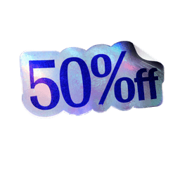 50% off
